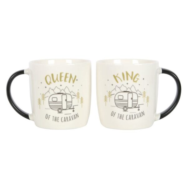 Queen and King of the Caravan Mug Set
